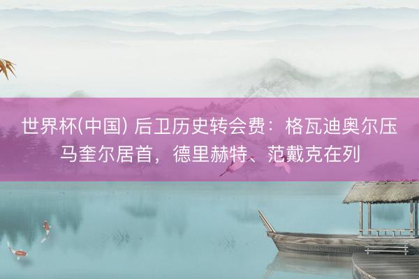 世界杯(中国) 后卫历史转会费：格瓦迪奥尔压马奎尔居首，德里赫特、范戴克在列