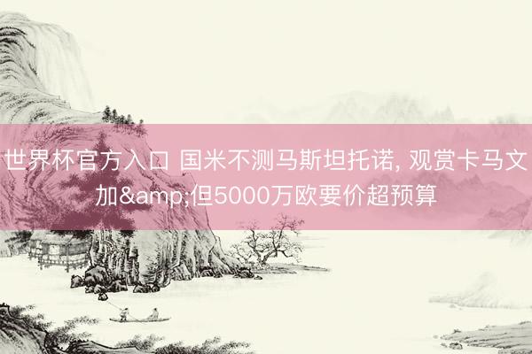 世界杯官方入口 国米不测马斯坦托诺, 观赏卡马文加&但5000万欧要价超预算