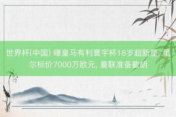 世界杯(中国) 曝皇马有利寰宇杯18岁超新星, 里尔标价7000万欧元, 曼联准备截胡