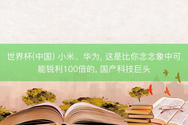 世界杯(中国) 小米、华为, 这是比你念念象中可能锐利100倍的, 国产科技巨头
